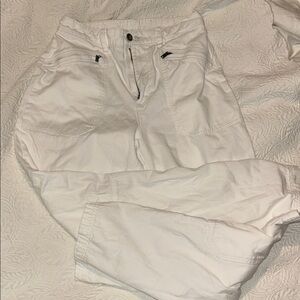 H&M Casual White Utility Pants